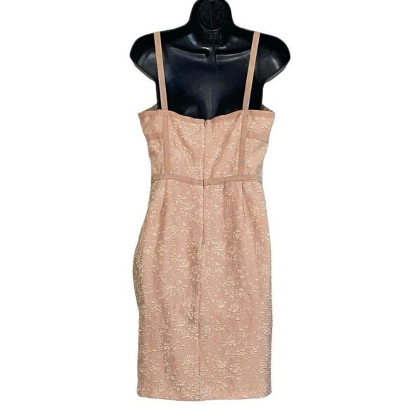 Ali & Jay Peach Meet Me In The Grotto Textured Floral Lace Bodycon Mini Dress Sz - Picture 6 of 16